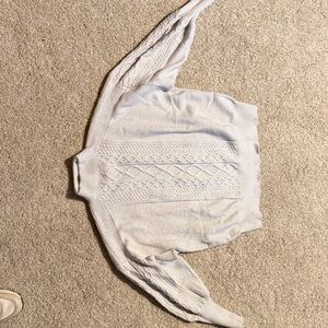 Cyrus Cream Cable Knit Sweater